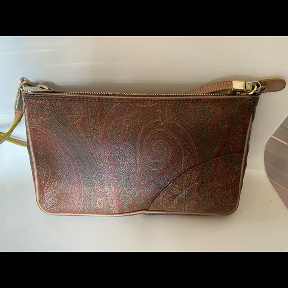 ETRO Pochette Paisley GUC strap and xtra chain - Picture 2 of 12